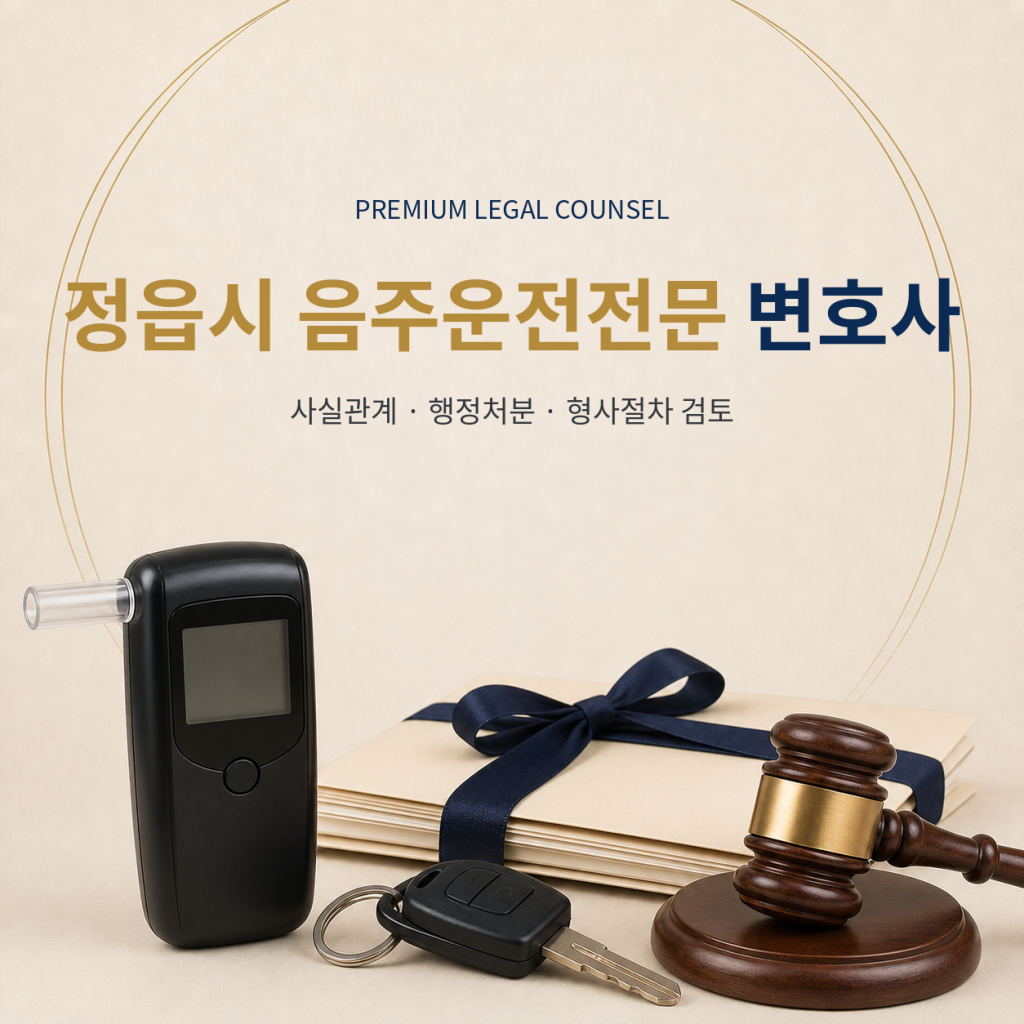 정읍시 음주운전전문 변호사